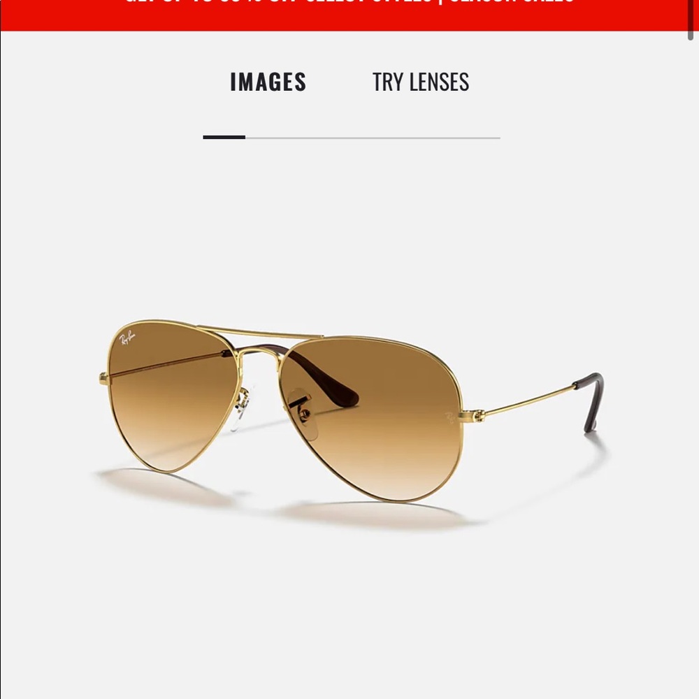 RAY BAN AVIATOR SUNGLASSES